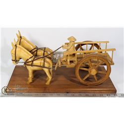 VINTAGE WOODEN HANDCRAFTED