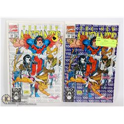 MARVEL NEW MUTANTS #100 COMIC 1ST, 3RD PRINT LOT