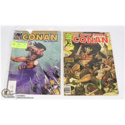 SAVAGE SWORD OF CONAN MAGAZINE #50 & 124