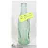 Image 1 : 1950'S VINTAGE GREEN GLASS COCA COLA BOTTLE 8OZ