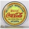 Image 1 : METAL ROUND COCA COLA SIGN