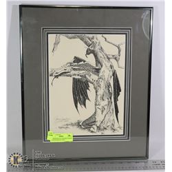 PROFESSIONALLY FRAMED LIMITED EDITION DRAGON TREE