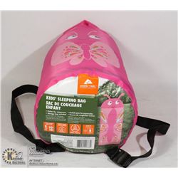 NEW OZARK TRAIL KIDS SLEEPING BAG 63 X 25.5W