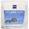 Image 1 : 200PC ZEISS PRE-MOISTENED LENS WIPES