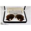 Image 1 : PAIR OF BEMKIA DESIGNER AVIATOR STYLE SUNGLASSES