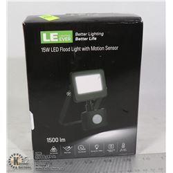 15W LED FLOOD LIGHT WITH MOTION SENSOR
