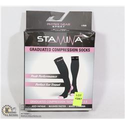 STAMINA GRADUATED COMPRESSION SOCKS