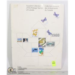 1988 CANADIAN SOUVENIR COLLECTION STAMP SET
