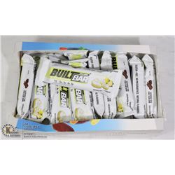 BOX OF BUILT BAR ENERGY/ PROTEIN BARS
