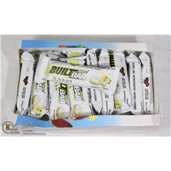 BOX OF BUILT BAR ENERGY/ PROTEIN BARS