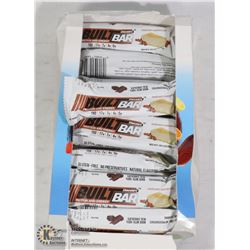 BOX OF BUILT BAR ENERGY/ PROTEIN BARS