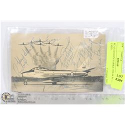RCAF GOLDEN HAWKS 1959-64 AUTO CARD