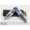 Image 2 : NEW FOLD OUT DEER THEMED KNIFE