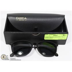 PAIR OF BLACK DESIGNER CARFIA SUNGLASSES