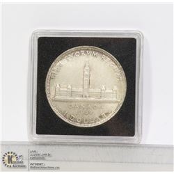 1939 CANADA SILVER PARLIAMENT DOLLAR COIN