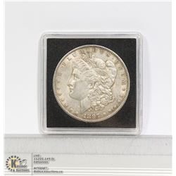 1897 USA SILVER MORGAN DOLLAR COIN NICE COND.