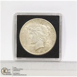 1926S USA SILVER PEACE DOLLAR COIN EXCELLENT COND.