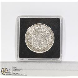 WW1 G.B. 1916 SILVER HALF CROWN COIN