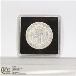 1907 EDWARDIAN SILVER HALF CROWN COIN