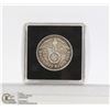 Image 1 : 1936E NAZI GERMANY SILVER 5 MARK COIN