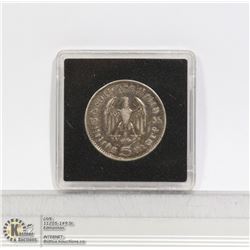 1935A NAZI GERMANY SILVER 5 MARK COIN