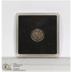 1912 GEORGE V CANADA SILVER 5 CENT COIN