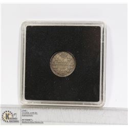 1902 EDWARDIAN SILVER CANADA 5 CENT