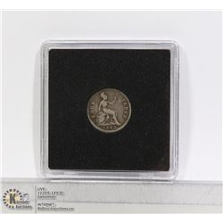 GREAT BRITAIN VICTORIAN SILVER 4 PENCE COIN 1843