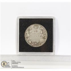 1920 CANADA GEORGE V SILVER 50 CENT COIN