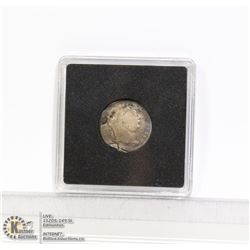 1817 KING GEORGE III SILVER 6 PENCE COIN
