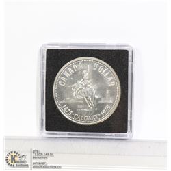 1975 CANADA SILVER DOLLAR SPECIMEN (CALGARY)