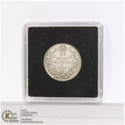 1936 KING GEORGE V CANADA SILVER 25 CENT COIN