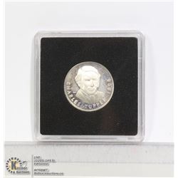 PRIME MINISTER TUPPER SOLID STERLING SILVER MEDAL