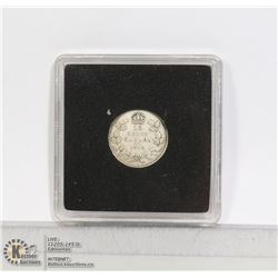 HIGH GRADE 1918 KING GEORGE V CANADA SILVER 10C