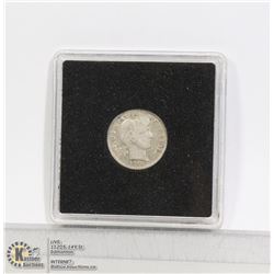 1916 USA SILVER BARBER 10 CENT COIN PHILADELPHIA