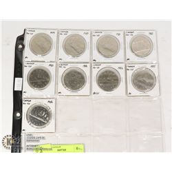 CANADA $1 COIN COLLECTION WITH VARIETIES