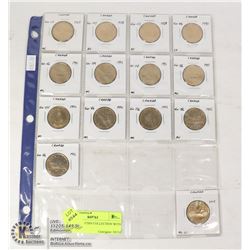 CANADA $1 COIN COLLECTION WITH VARIETIES