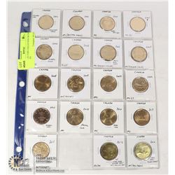 CANADA $1 COIN COLLECTION WITH VARIETIES