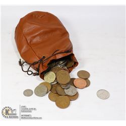 OVER 5 POUNDS OF MIXED VINTAGE COINS IN BAG