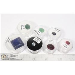 X7 GENUINE RUBY, EMERALD, SAPPHIRE, GEMS