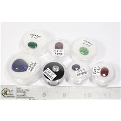 X7 GENUINE RUBY, EMERALD, SAPPHIRE, GEMS