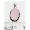 Image 1 : #8-PINK ROSE QUARTZ PENDANT