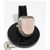 Image 1 : #13-ROSE QUARTZ RING SIZE 9