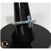 Image 2 : #187-SKY BLUE TOPAZ RING SIZE 7.5