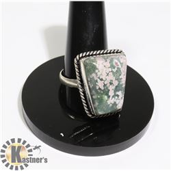 #9-OCEAN JASPER RING SIZE 9.5