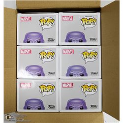 BOX WITH 6 AVENGERS THANOS FUNKO POP BOBBLE HEADS