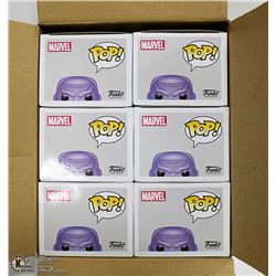 BOX WITH 6 AVENGERS THANOS FUNKO POP BOBBLE HEADS