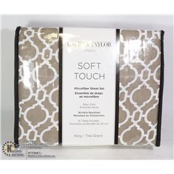NEW KING SIZE MICROFIBER SHEET SET