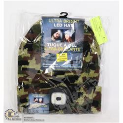 NEW ULTRA BRIGHT CAMO PATTERN LED HAT