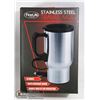 Image 1 : NEW 14-OZ STAINLESS STEEL HEATED TRAVEL MUG